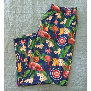 Genuine Merchandise MLB Cubs Tropical Pajama Pants Mens 2XL
